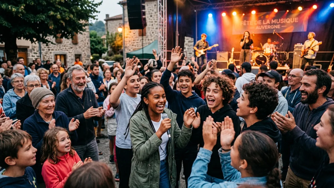 Concert participatif citoyen en plein air