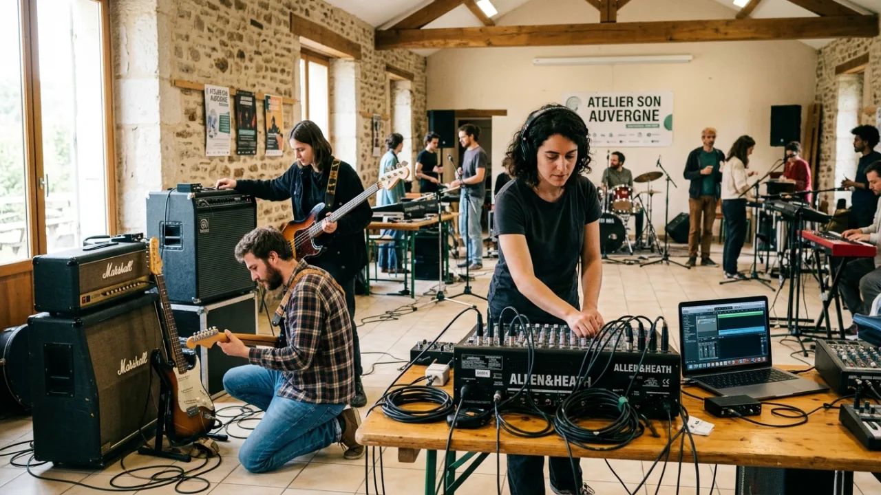 Répétition collective et régie technique